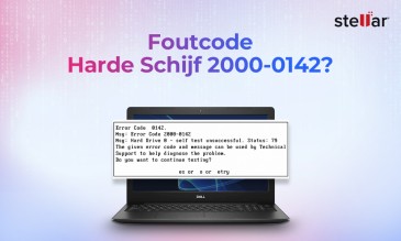 Hoe repareert u Dell harde schijf fout 2000-0142?