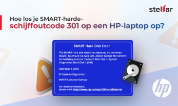 Hoe SMART harde schijf foutcode 301 in een HP laptop oplossen?