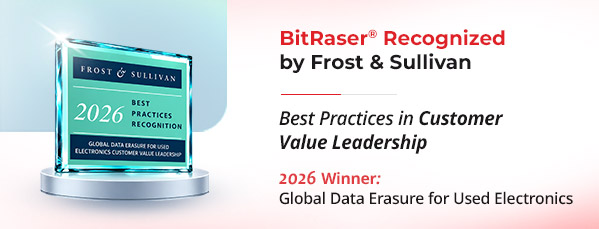 Frost & Sullivan onderscheidt BitRaser®