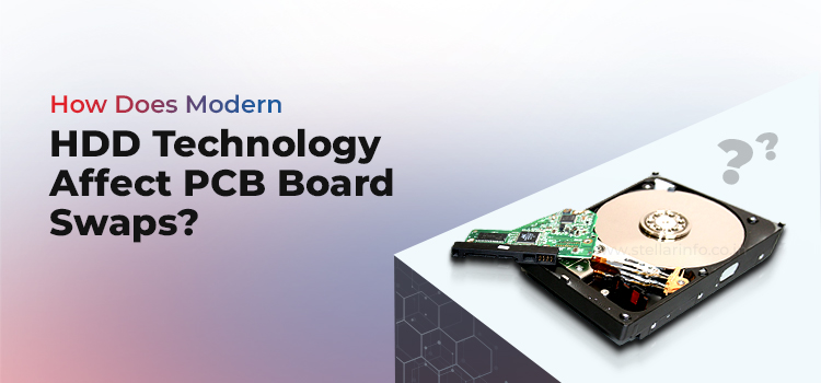 De technologie van harde schijven heeft invloed op PCB-swaps en op Data Recovery Technologie