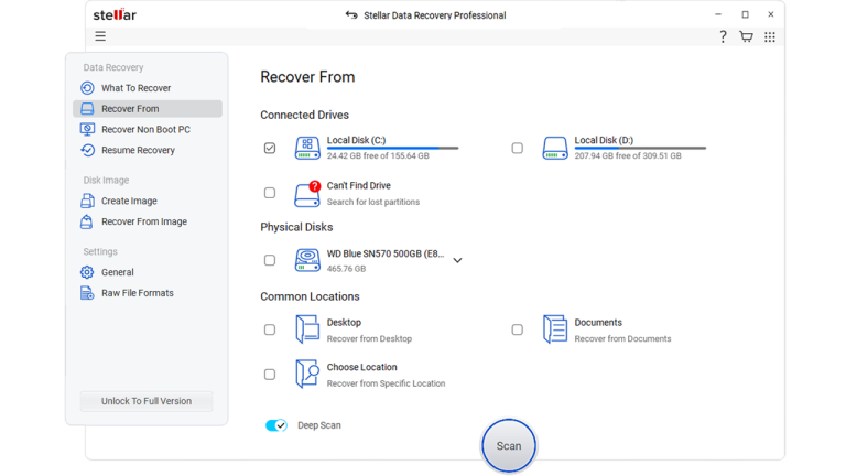 Deep Scan – Uitstekende software voor gegevensherstel