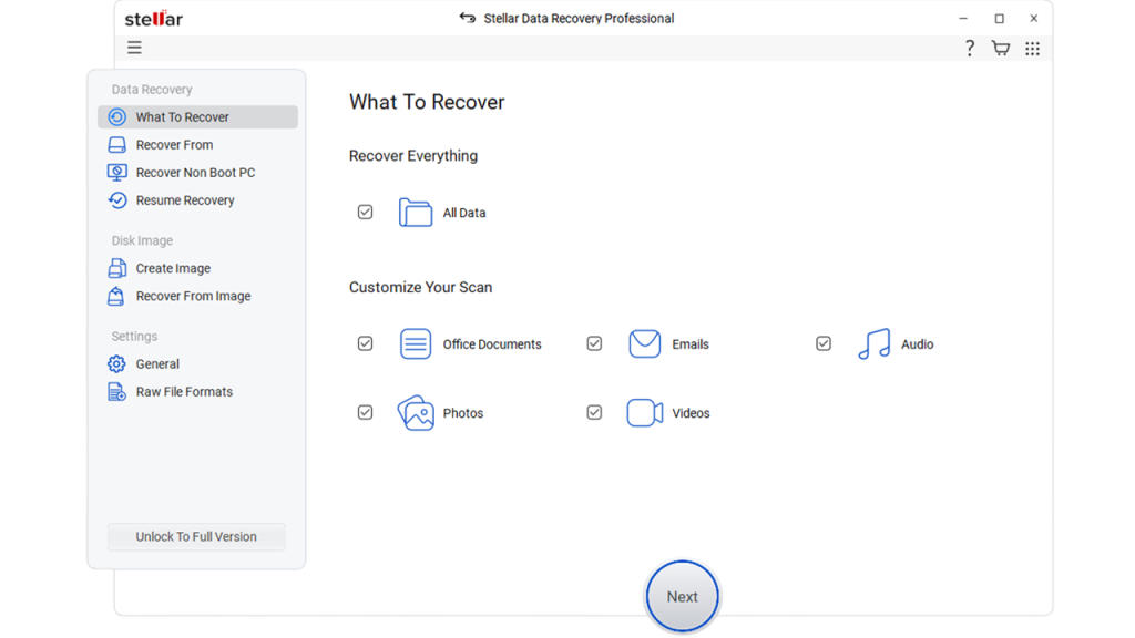 Wat kan er worden hersteld – Stellar Data Recovery