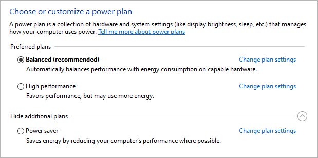 een energieplan kiezen of aanpassen