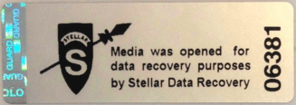garantie blijft behouden na data recovery met dit garantiezegel